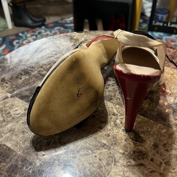 Franco Sarato Multi Patan Leather heels size 6 - Picture 4 of 5